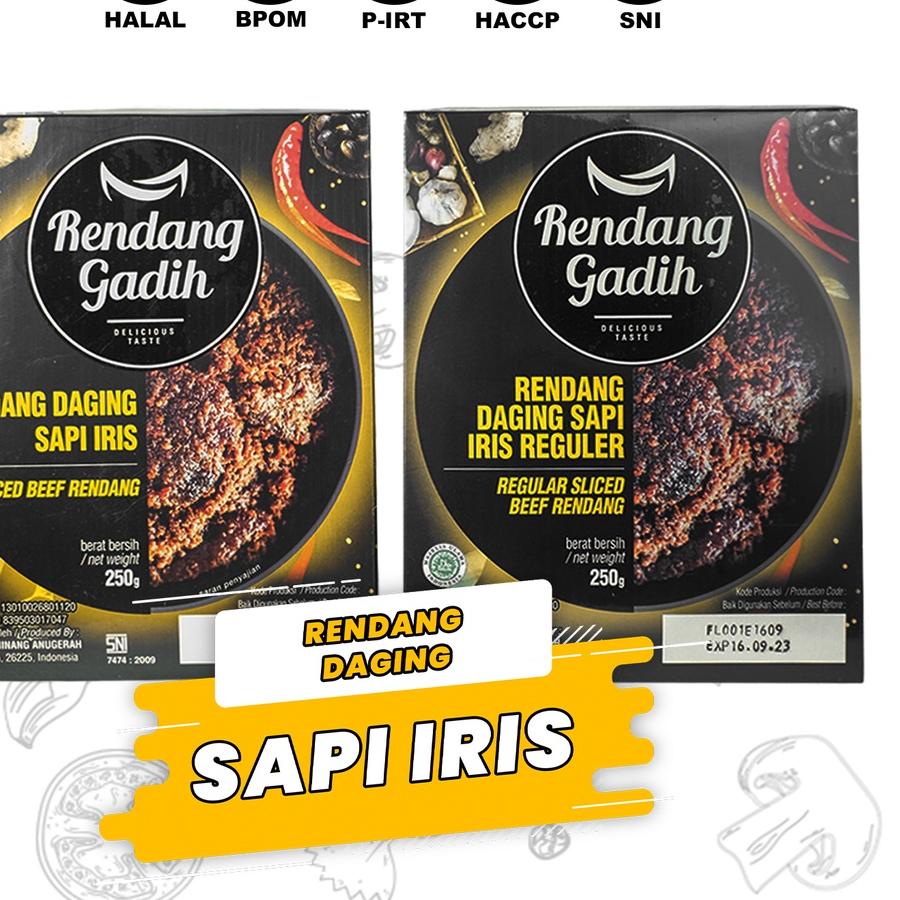 

Rendang Daging Sapi Iris - Rendang Gadih