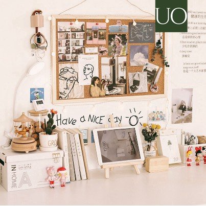 

Message board Background Boardsend stiker papan pesan gabus Papan Dekoratif Dengan Bingkai Dekorasi Kamar Aesthetic