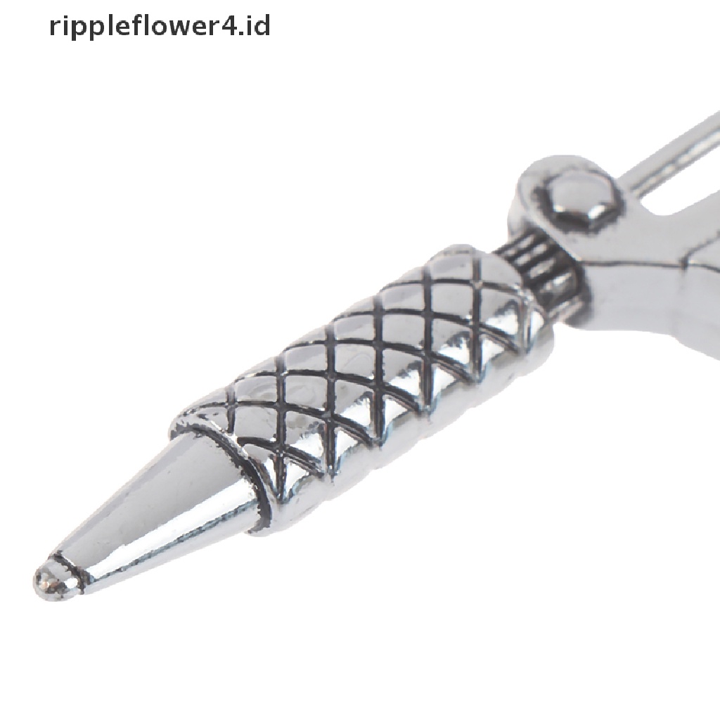 {rippleflower4.id} Alat Mesin Tato Mini Liontin Kalung Punk Vintage Tattoo Tempat Kunci~