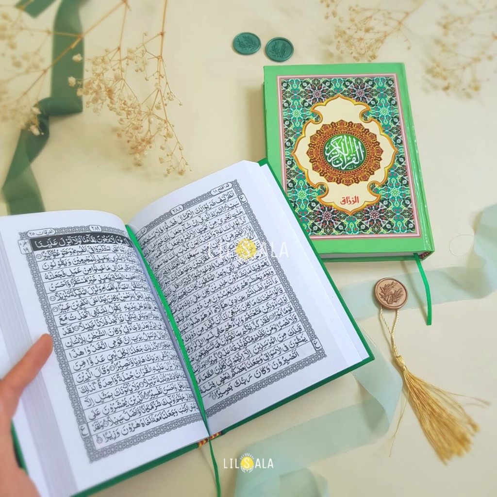 [QA65] AL-QUR'AN CANTIK SOUVENIR DENGAN TASBIH ARAB NONTERJEMAH TAHLILAN HAUL 40 HARI KADO