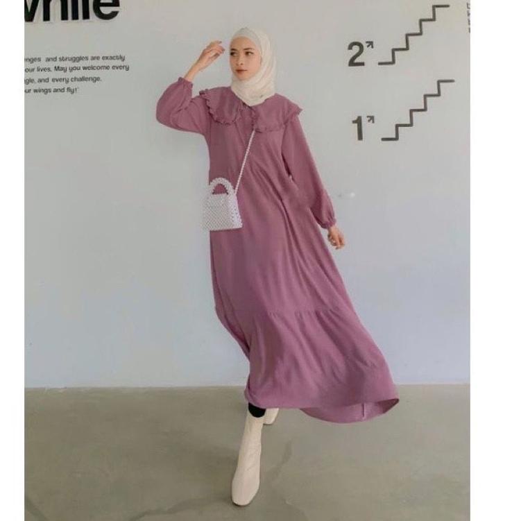 ↙ PREMIUM MASITA MIDI DRESS / MIDI DRESS VIRAL / INNER DRESS / KOREA DRESS/HIJAB DRESS ㅟ