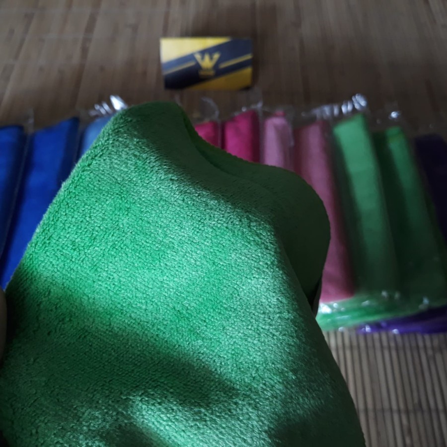 Lap Microfiber Tebal Lembut Halus Besar 33x33 cm / Kain Lap Microfiber Halus Lembut Tebal