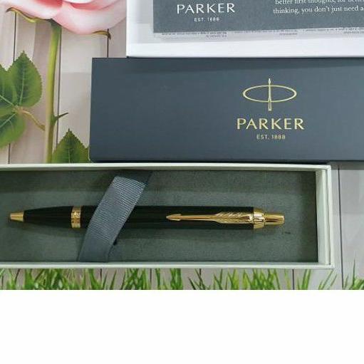

[V-5I ❤] Pulpen Parker Original IM New Lq Black GT Gratis grafir Nama Atau Logo bukan Montblanc Dupont-premium