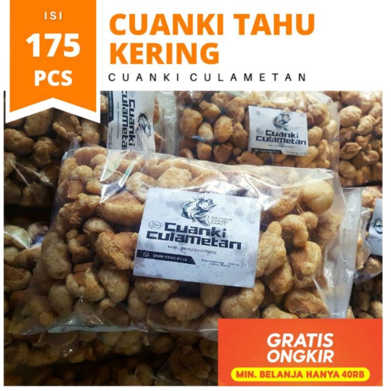 Jual Cuanki Tahu Pasung Tahu Kering Isi 175 Pcs Shopee Indonesia