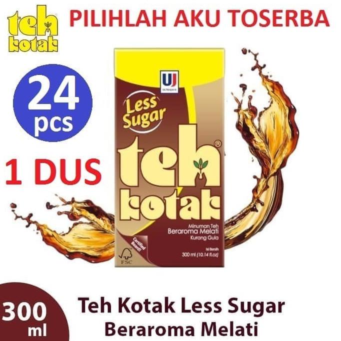 

TEH KOTAK ULTRA JASMINE LESS SUGAR 300 ml ( HARGA 1 DUS ISI 24 )