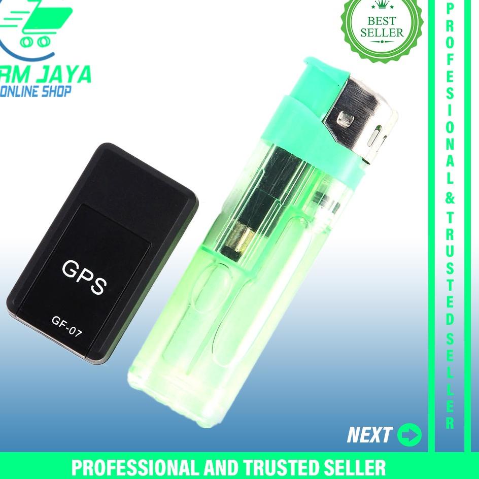 (Product(R45R)♥) GPS-GF07 Alat Traker Location Mini GPS GF07 Pelacak Kendaraan Bermotor Bisa Sadap S