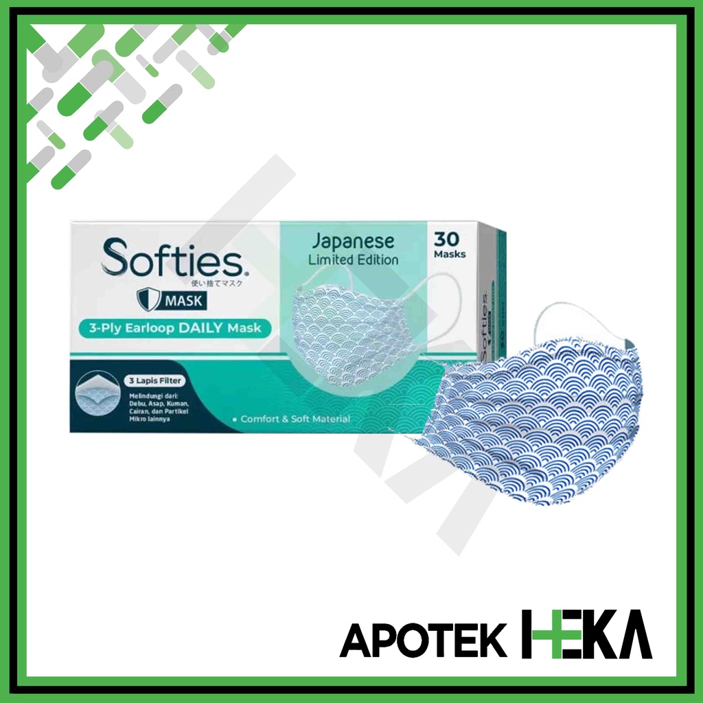 Softies Daily Mask Box isi 30 - Masker Dewasa 3 ply (SEMARANG)