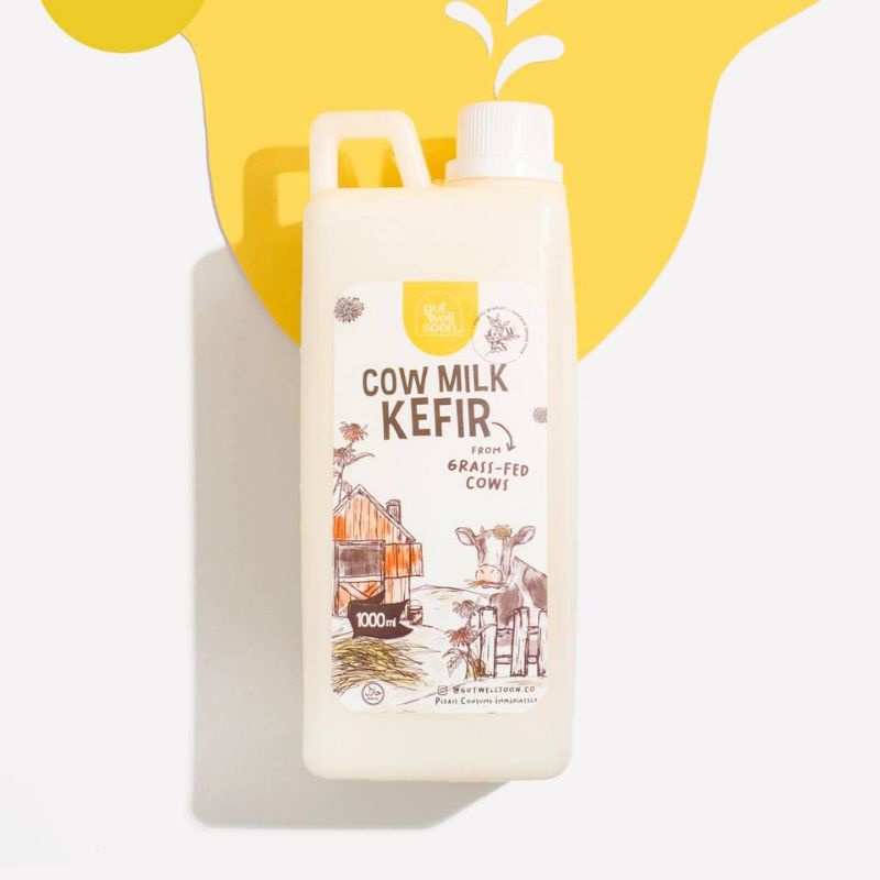 

COW MILK KEFIR (PROBIOTIK ALAMI) / GUT WELL SOON
