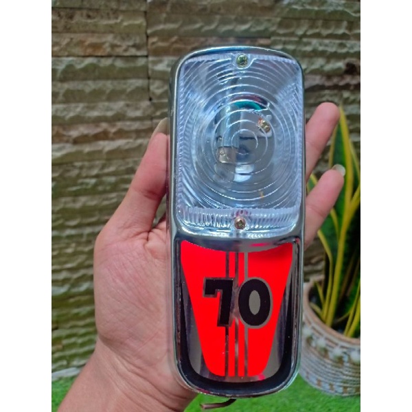 DASI C70 + LAMPU KOTA MERK MOS