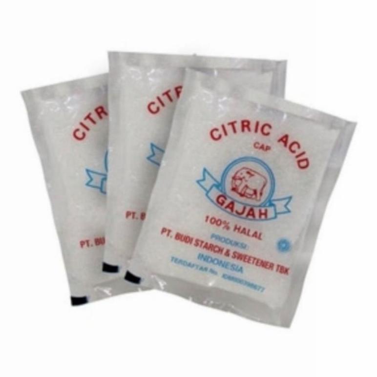 

Terlaris❄➭ Citric acid cap gajah 10 bungkus @ 50gr asam citrun , pemutih pembersih pakaian 82 ➭