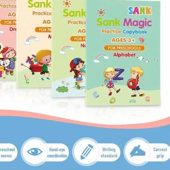 

WF6❁ Sank Magic Practice Book 1 Set Lengkap Drawing Book-Buku Gambar Ajaib Barang Terlaris