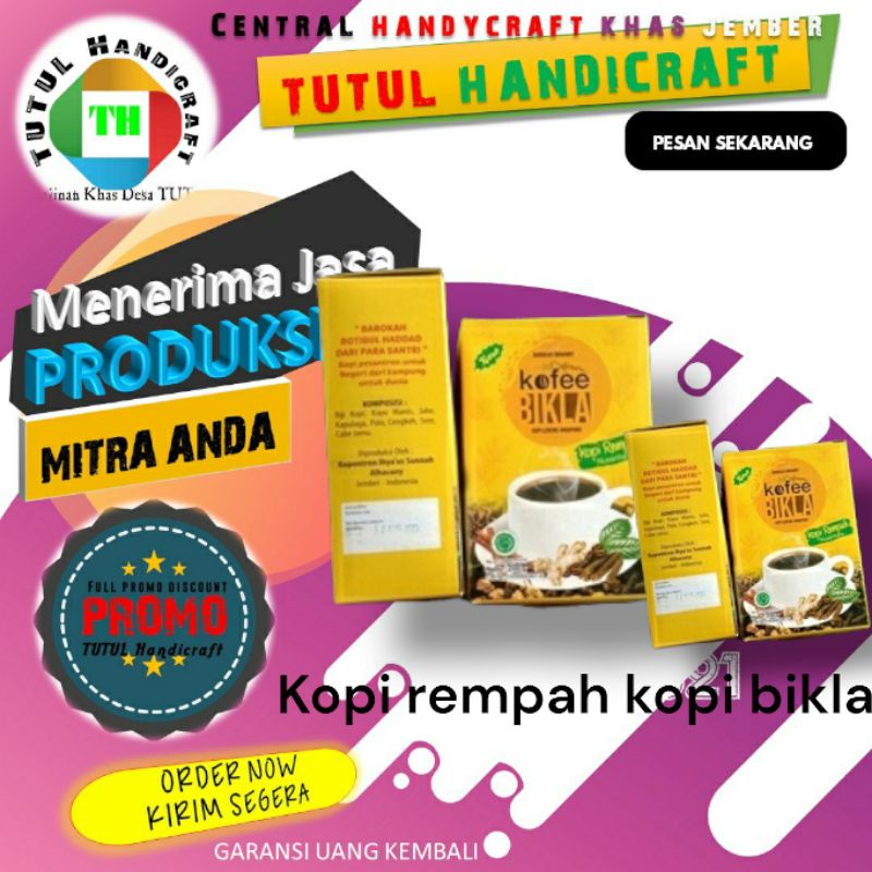 

KOPI BIKLA KOPI REMPAH Kopi Jember BOX 20 SACHET