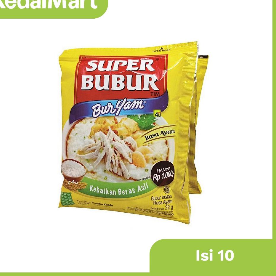 

ORIGINAL% Super Bubur Ayam Renceng isi 10 x 22 Gram