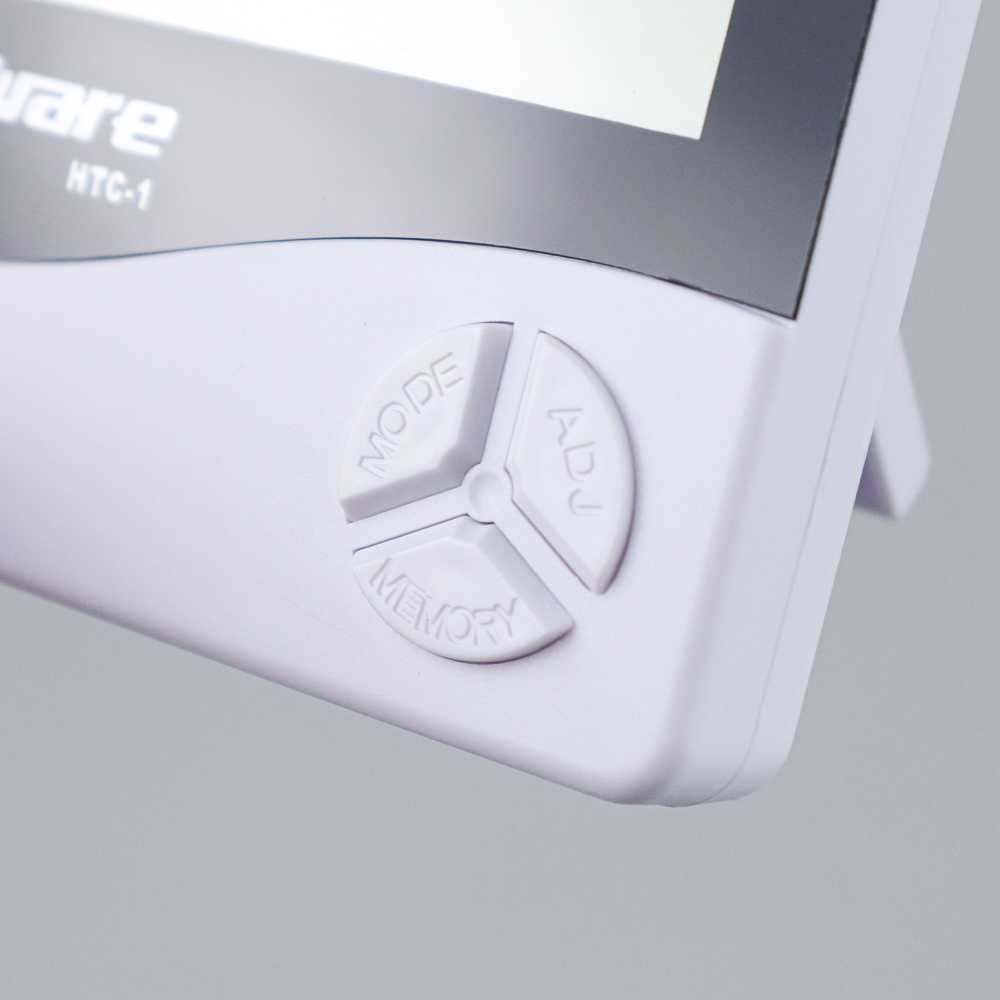 ( 100% BARANG ORI ) Taffware Digital Temperature Humidity Meter + Clock Calender - HTC-1