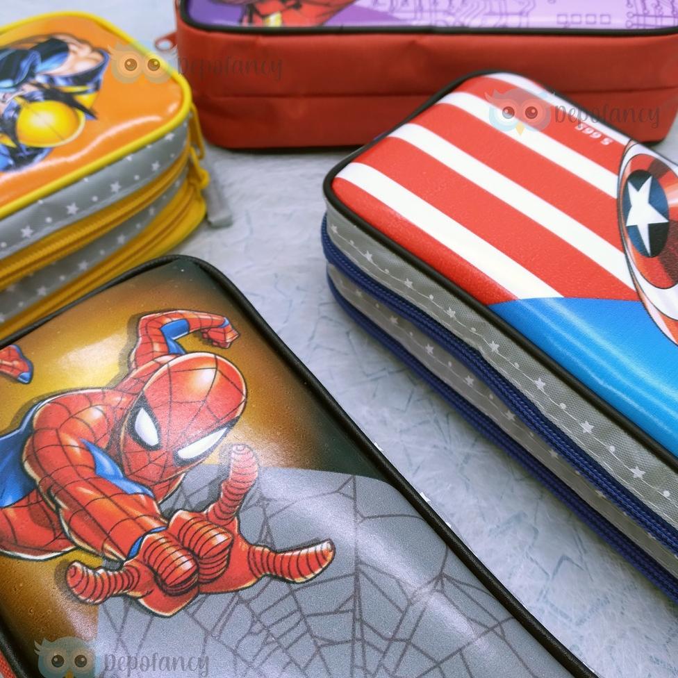 

⇌ Kotak Pensil 2 Retsleting Heroes S665 / Tempat Pensil / Tepak Pensil / Pencil Case / Boks Pensil / Box Pen オ