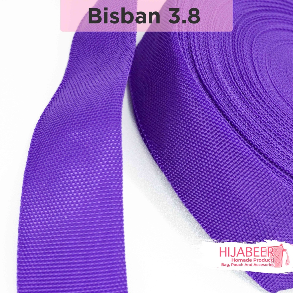 Bisban Webbing 3,8cm - Tali Tas Aksesoris /3Meter