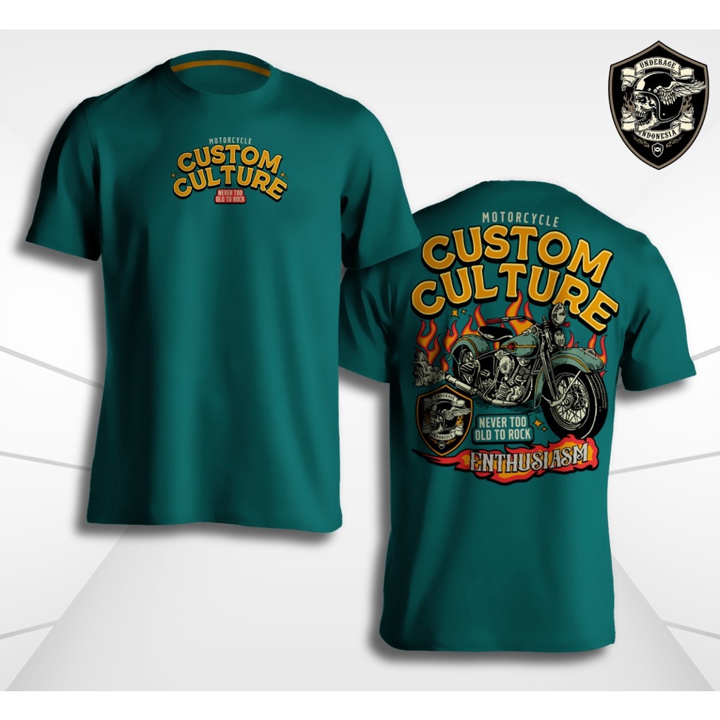 Underage T-Shirt Custom Culture Motorcycle | Kaos Motor