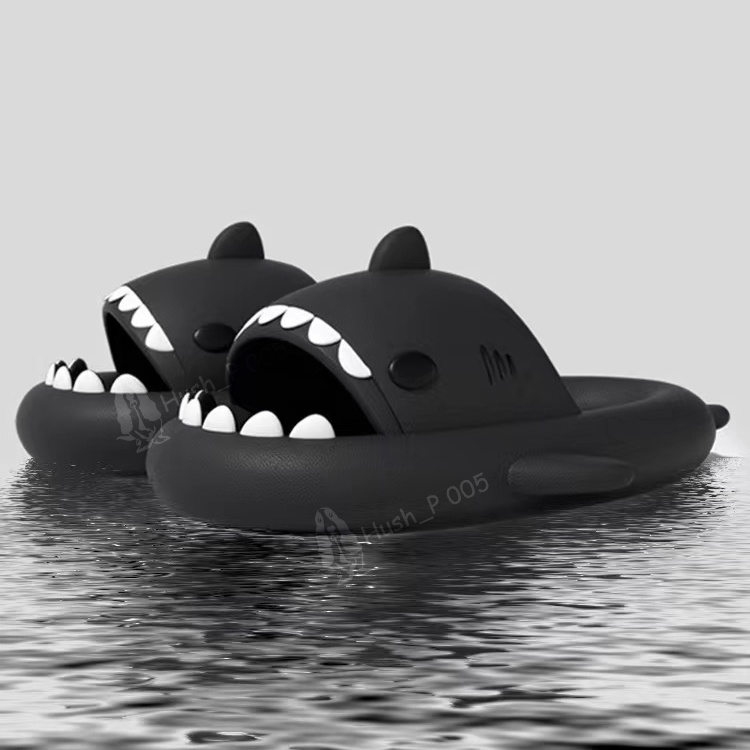 Komin Sandal Hiu Wanita Sendal Paus Dewasa EVA Sendal Shark Import Kualitas Tinggi Sandal Rumah Anti Slip Empuk Ukuran 36-41
