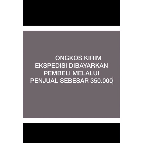 

ONGKOS KIRIM EKSPEDISI DIBAYARKAN PEMBELI MELALUI PENJUAL