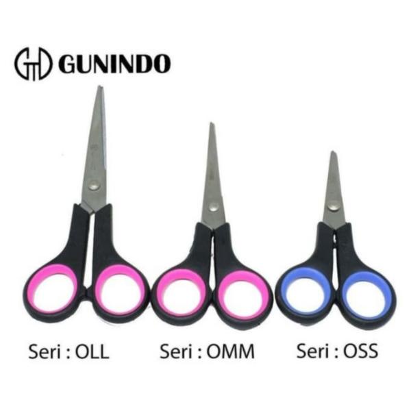

Gunting Gunindo OSS (small), OMM (medium), OLL (large) / renceng 12pcs
