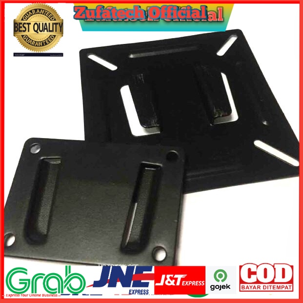 TV Bracket Metal 75 x 75 Pitch untuk 14-22 Inch Monitor &amp; TV - Black