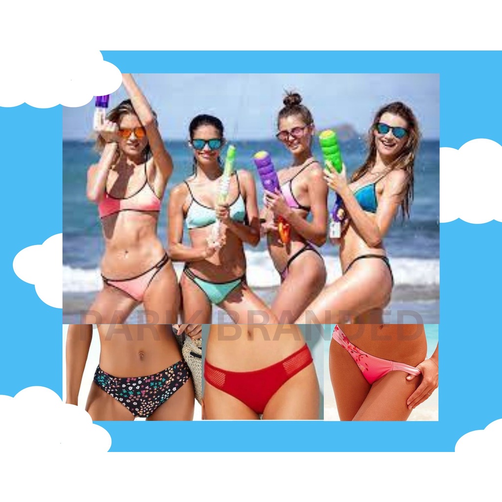 pabrik branded swimwear bikini top bottom baju celana rok renang wanita girl perempuan atasan sexy s