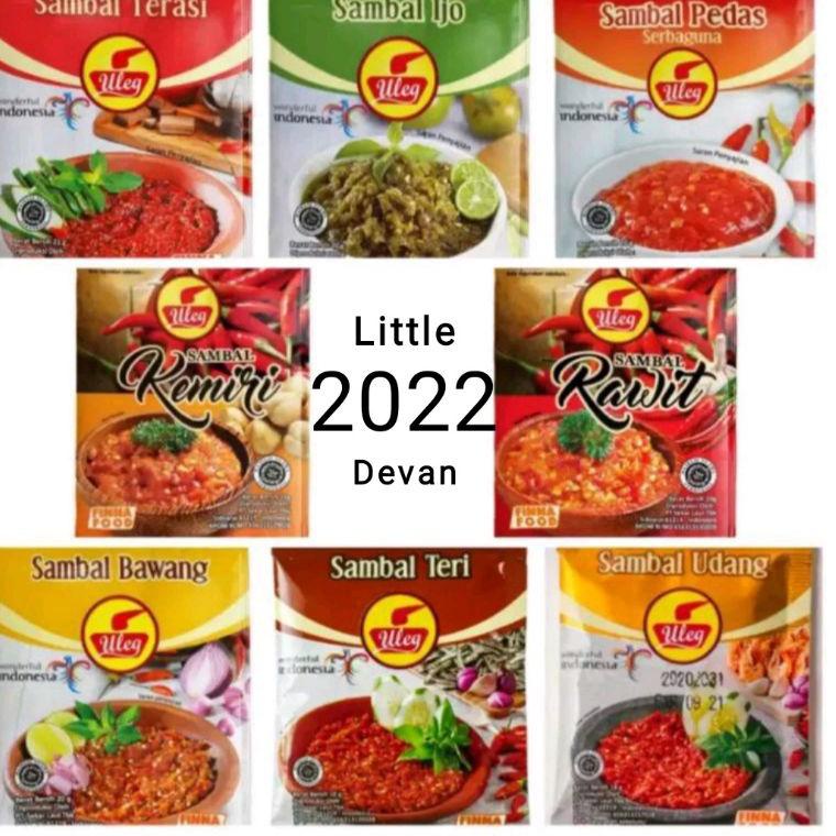 

Seri(B71S)-✪) finna sambel uleg terasi teri udang bawang rawit kemiri ijo 20gr x 10 premium