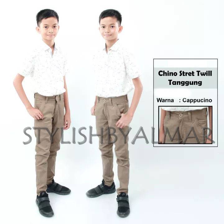 Celana Chino Panjang Anak Remaja Tanggung Premium