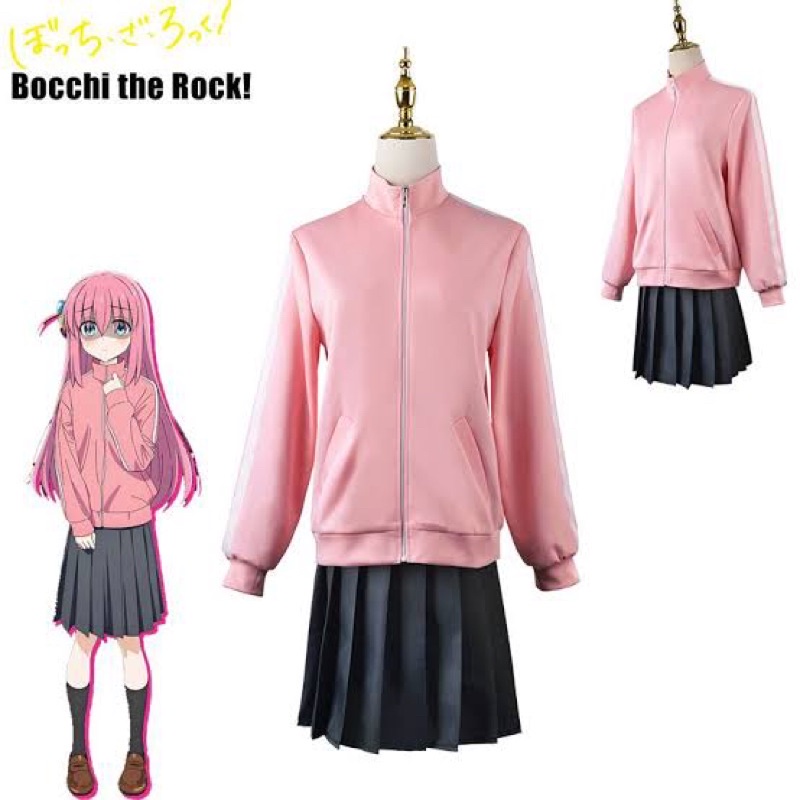 Jual Bocchi The Rock Hitori Gotou Cosplay Costume Ready Shopee Indonesia 