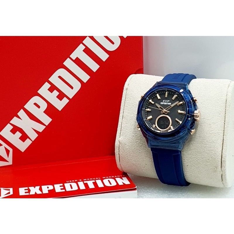 Jam tangan Expedition Exp 6831 Silicon Double time