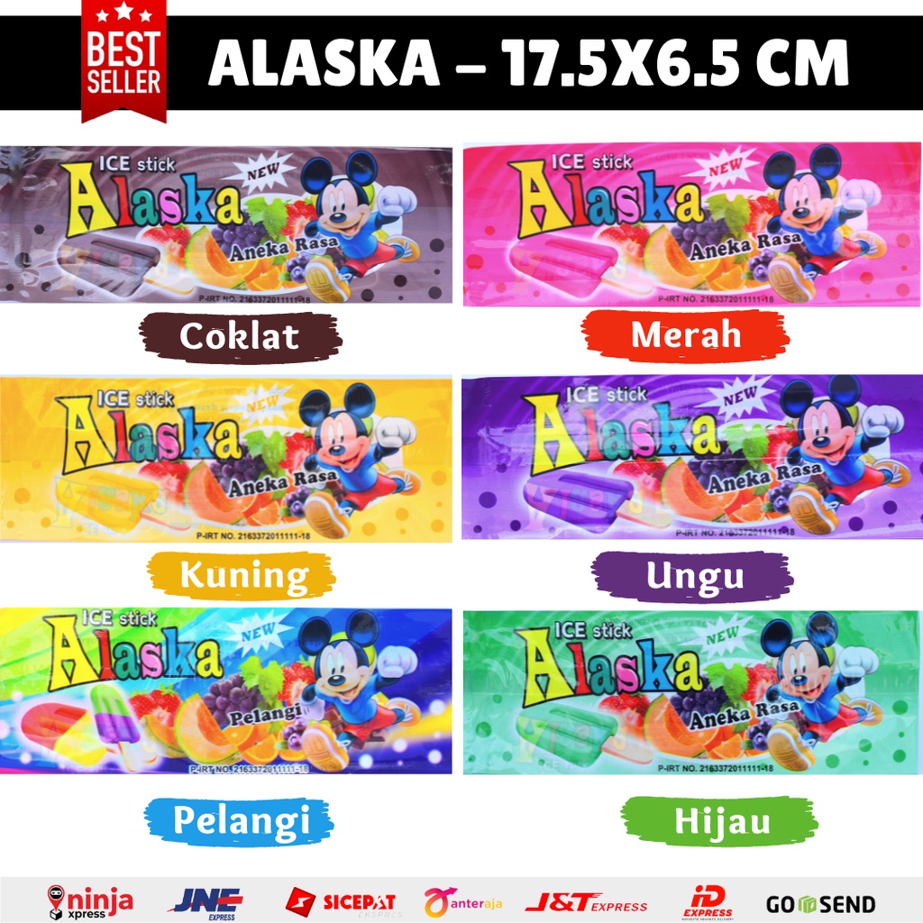 

Kemasan Es Krim Stick Bungkus Plastik Es Loly Frozen Ice Cream Stik 18x6,5 cm