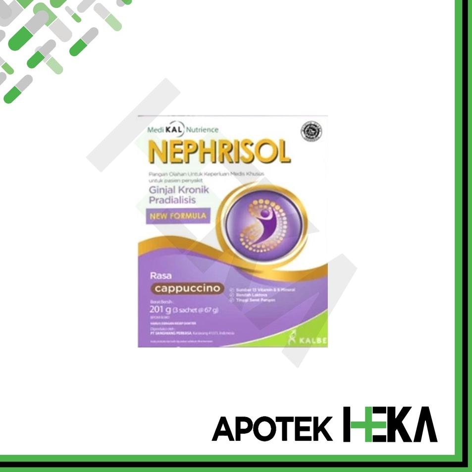 

[KODE PRODUK FJNWN3347] Nephrisol Vanila/Cappucino 201 gram - Pasien Ginjal Pradialisis