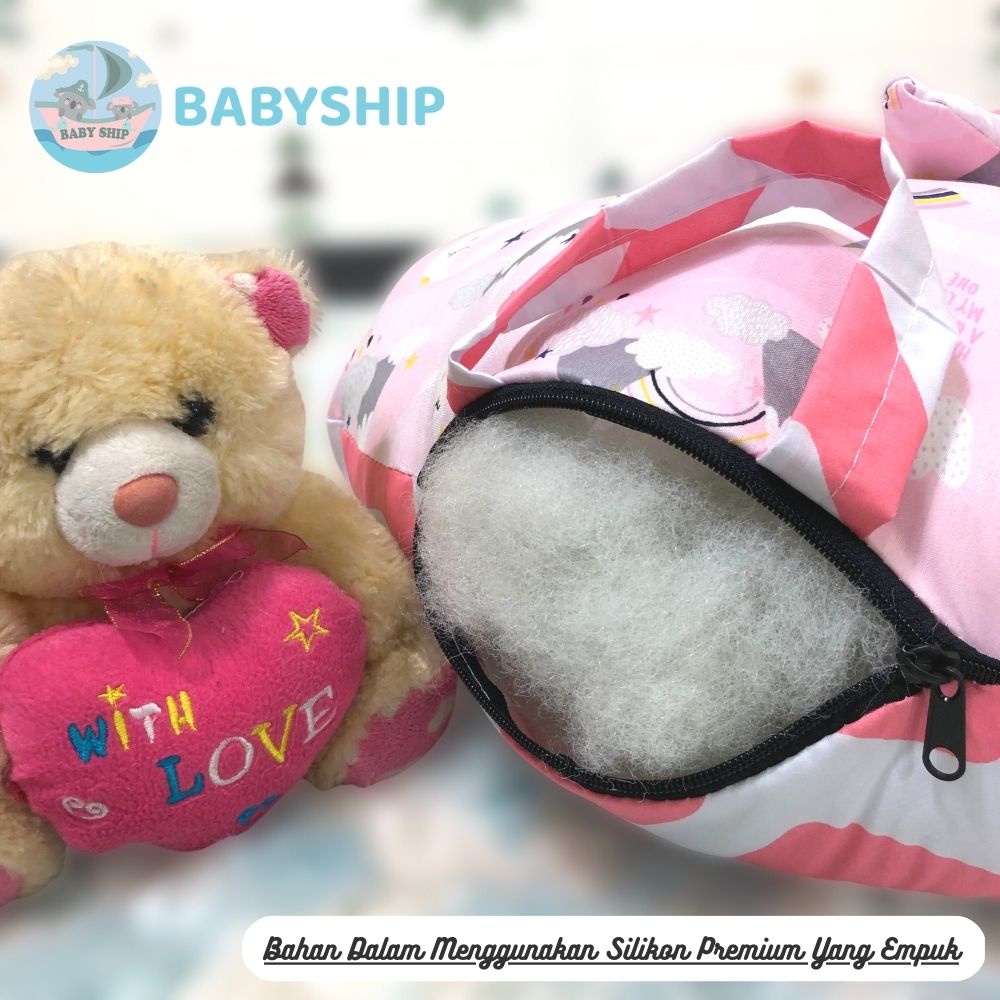 Sofa Bayi Multifungsi dengan Gesper Pengaman [ Zig Zag Series ] Free Bantal Peyang dan Plastik Mika  [ Merk Babyship ]