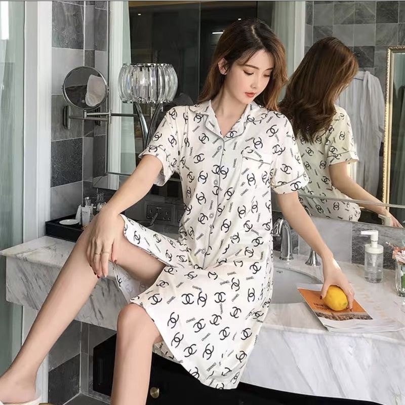Baju tidur wanita import/Daster kerah Import/Daster wanita kekinian/Daster wanita busui