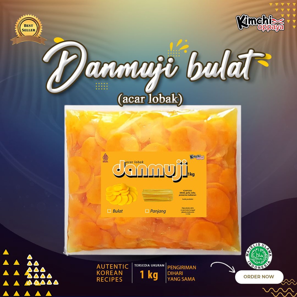 

Danmuji Acar Lobak Korea 1 Kg Acar Lobak Bulat 1 Kg Homemade