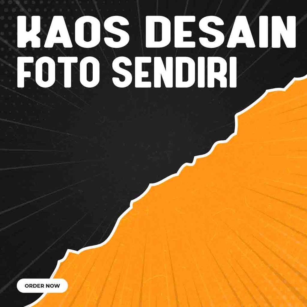 Kaos desain foto sendiri