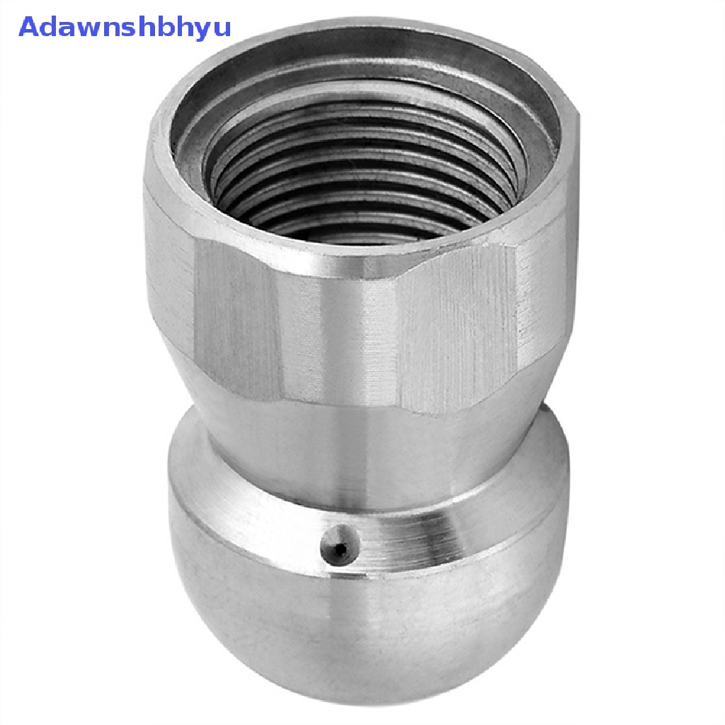 Adhyu 3per8 &quot;1Per4&quot; Pressure Washer Drain Hose Nozzle Pembuangan Air Selokan Clean Jetter Nozzle Rumah Taman ID