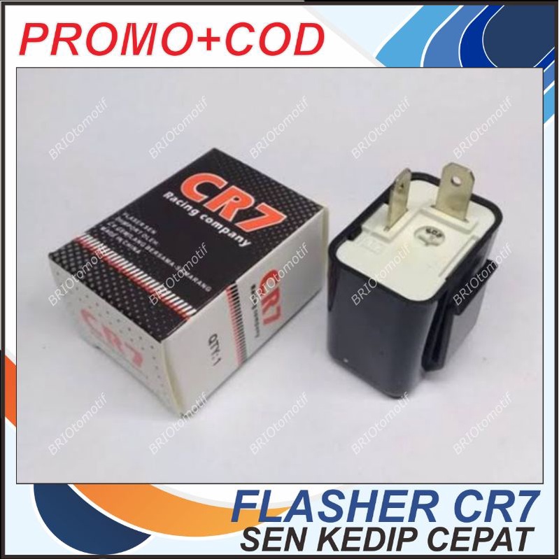 FLASHER MOTOR KEDIP CEPAT LAMPU SEIN RETING PNP CR7 ORI
