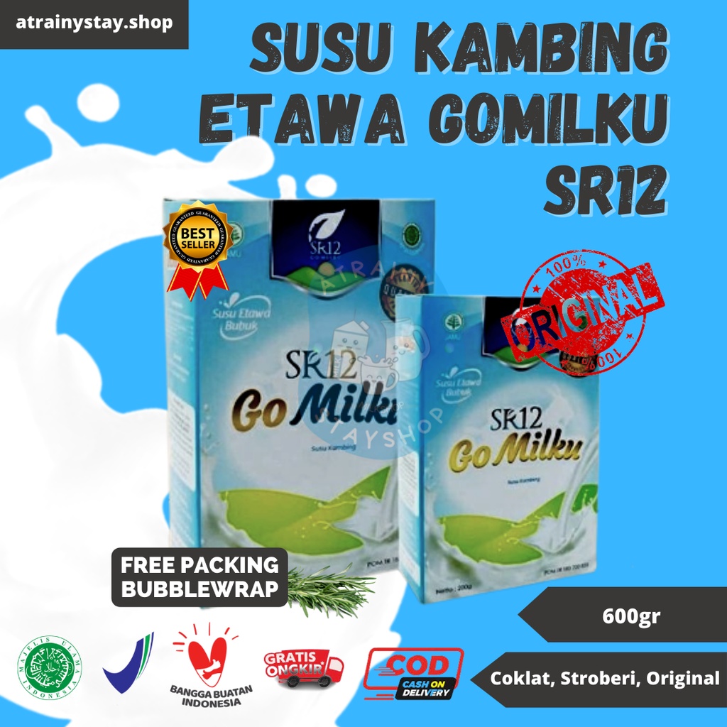 SUSU KAMBING ETAWA GOMILKU SR12 TERLARIS ATASI MASALAH PERNAFASAN