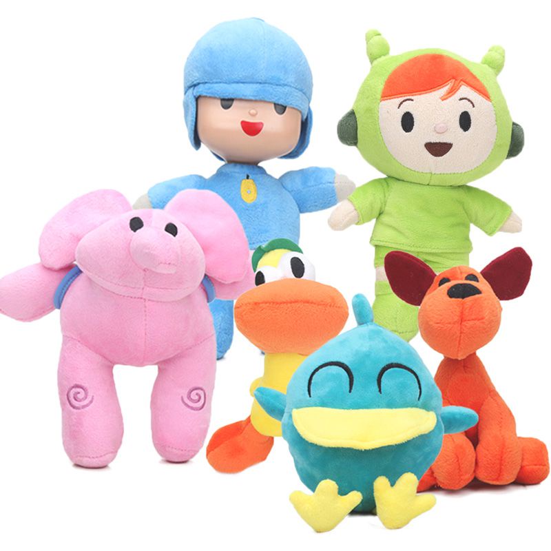 Pato Elly Pocoyo Loula Sleepy Bird Lembut Plush Boneka Figure Mainan Anak Hadiah Boneka