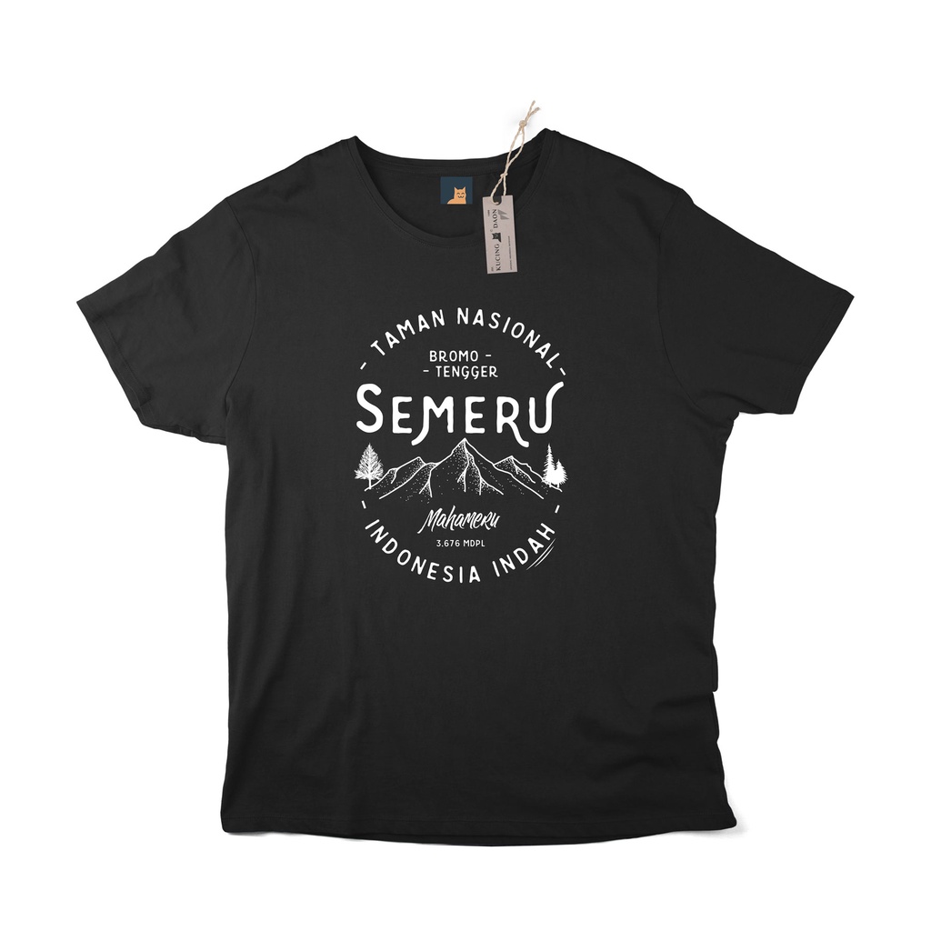 Kucingdaon Kaos Pendaki Gunung Semeru Bromo Tengger