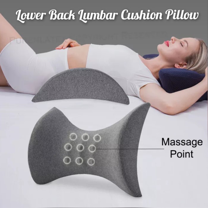 Bantal Ortopedi Orthopedic Terapi Pinggang Lumbar Lower Back Pillow