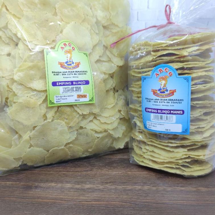

O(76✪) Emping Blinjo Super Spesial / Manis Argo 500gr Remuk premium