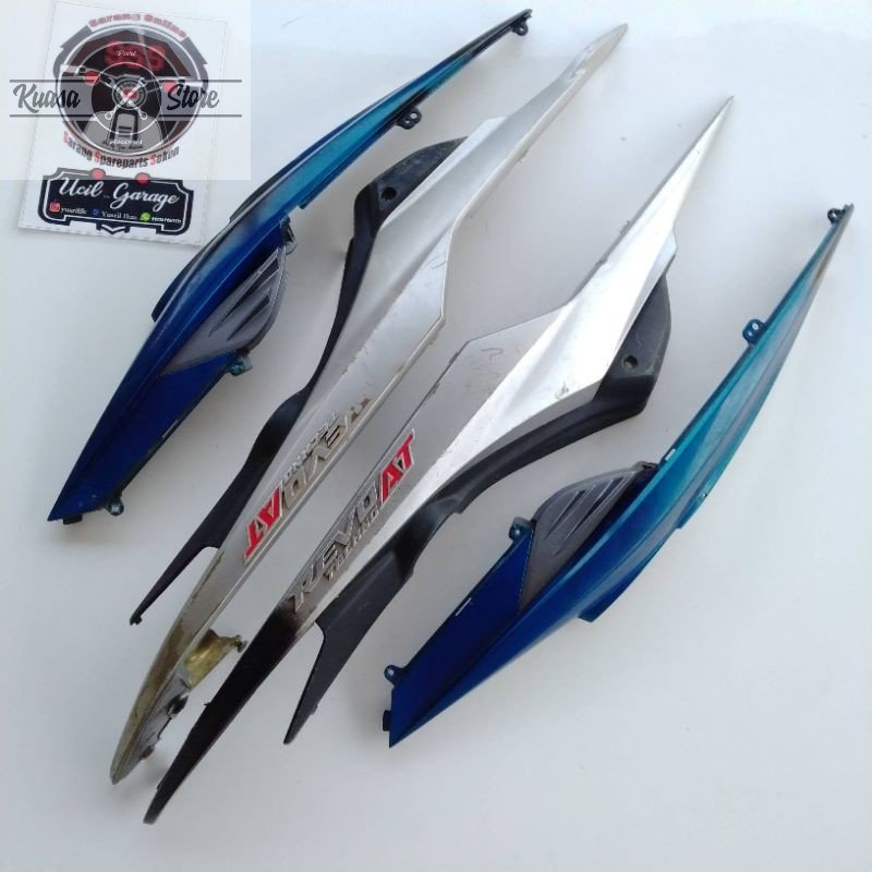 COVER BODI FULLSET REVO AT MATIC 2014 BODY BELAKANG REVO AT SEKEN ASLI ORIGINAL