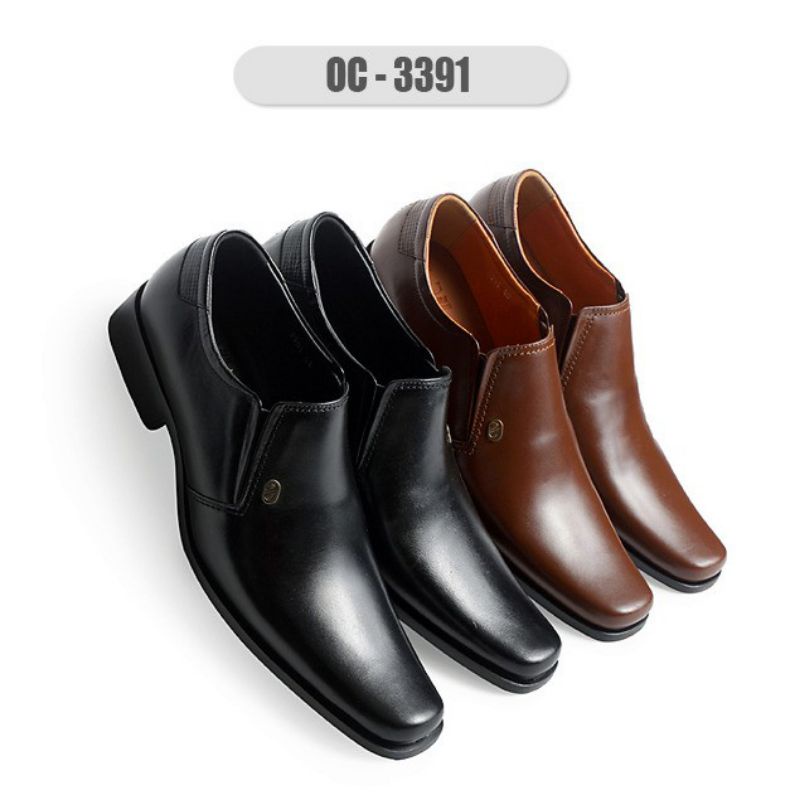 OC 3391,SEPATU PANTOPEL KANTORAN PRIA SEPATU KULIT ODON CIBADUYUT
