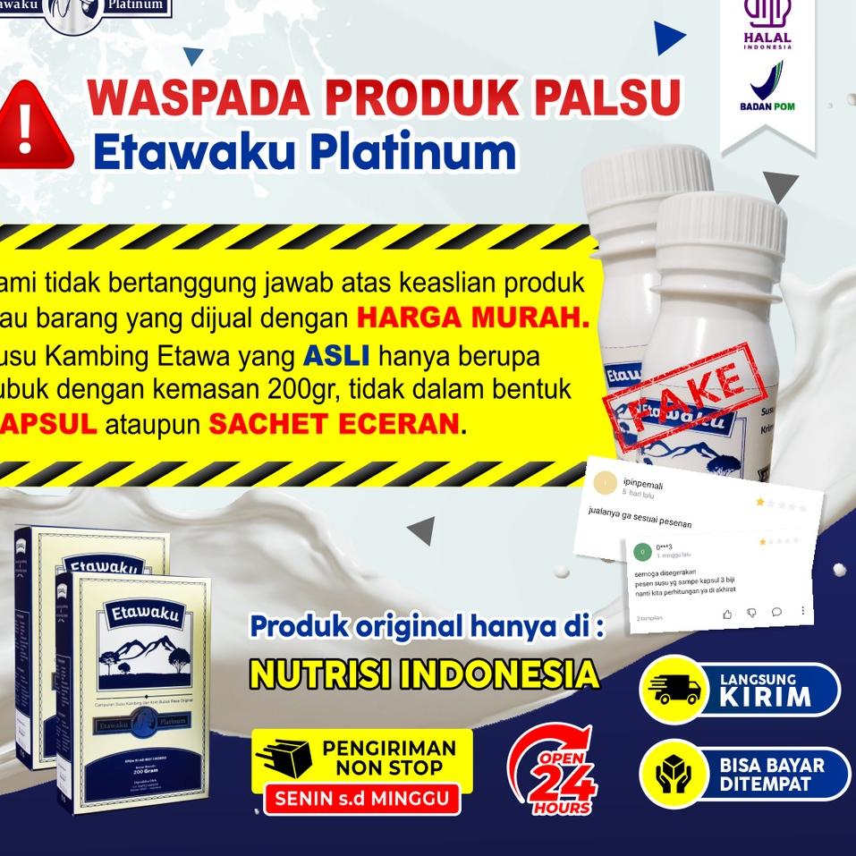 

➧Buruan Beli⁎➧ B7V9O ETAWAKU PLATINUM - SUSU KAMBING ETAWA Tinggi Kalsium untuk Tulang sendi Z80 ✲Ready Stock