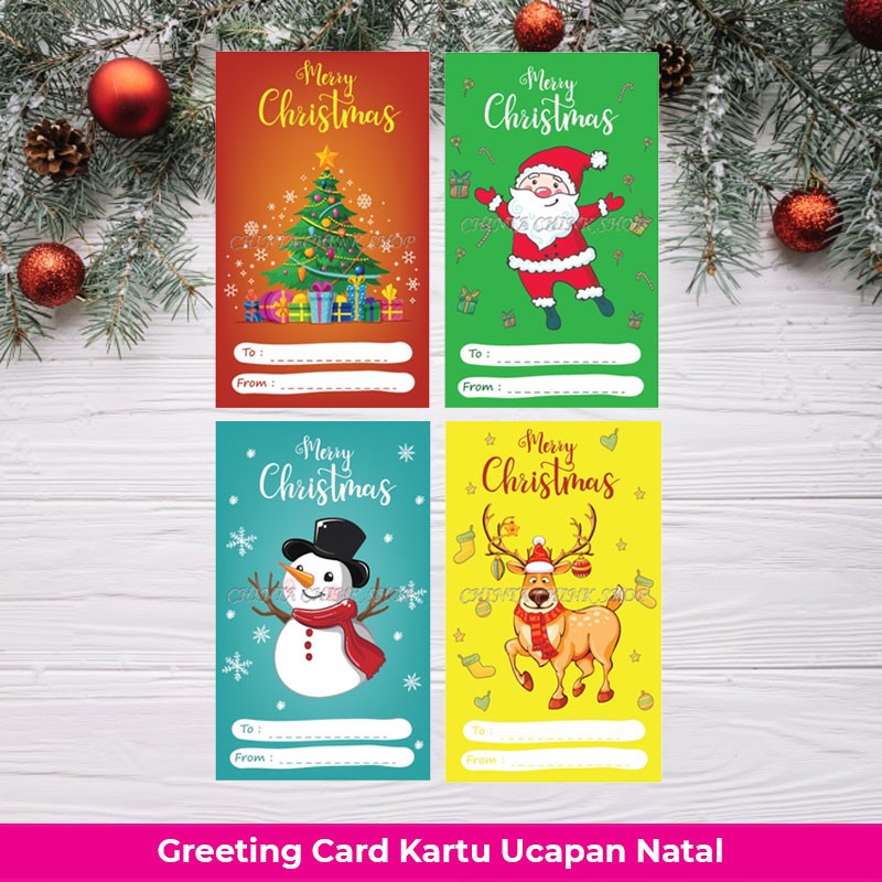 

Greeting Card Kartu Ucapan Natal Merry Christma