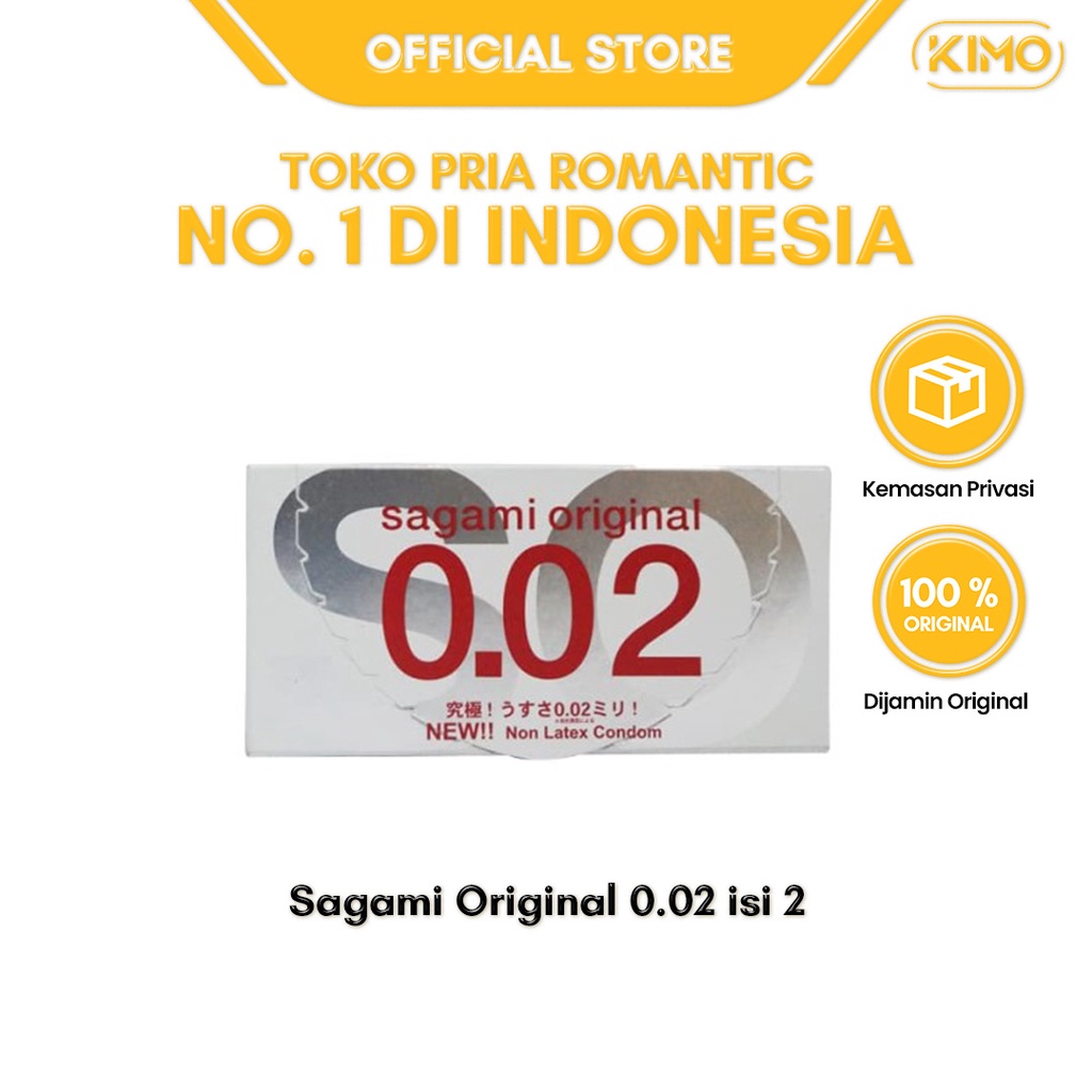 Kondom Sagami Original 002 - isi 2 pcs