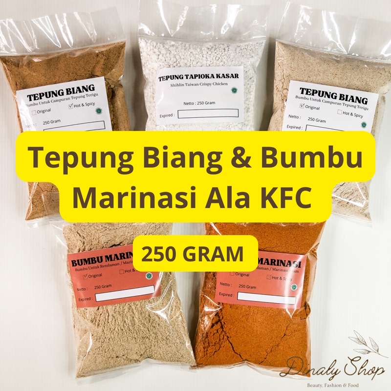 

TEPUNG BIANG MARINASI KFC | TEPUNG SHIHLIN TAIWAN | TEPUNG TAKOYAKI & OKONOMIYAKI |TEPUNG BUMBU