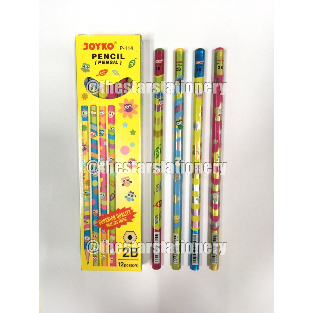 

(1 Biji) Pensil Joyko 2B P-114 / Pensil Joyko 2B P-114 (1 Biji)